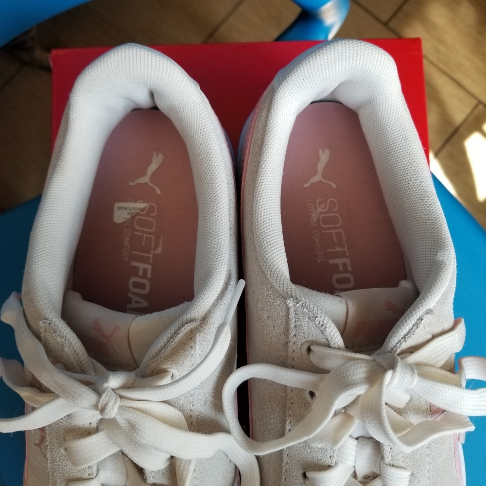 SOLD on Mercari Puma Vikky V2 Parchment/Rose White - Picture 8 of 12